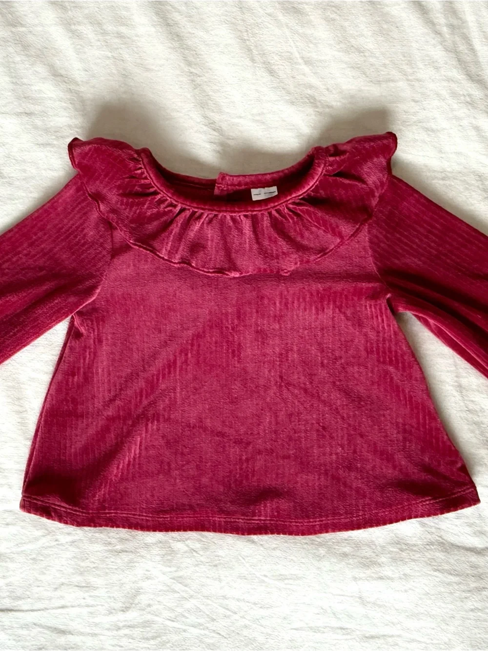 Carter's Baby Girl 3 Pc Set Ruffle Long Sleeve Tunic Top Bloomers Bow Tights 18M